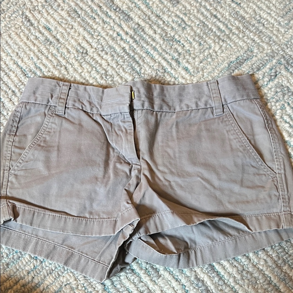 J. Crew Light Gray Women's Bermudas